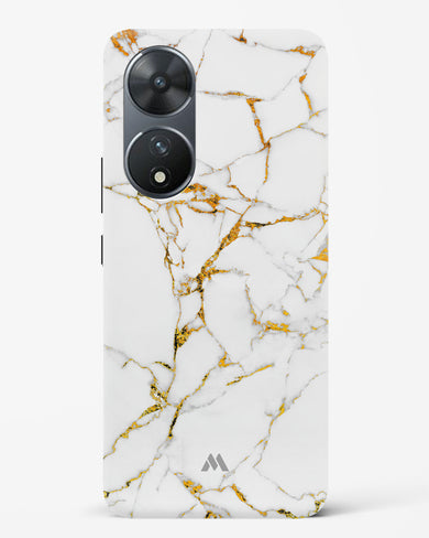 Calacatta White Marble Hard Case Phone Cover-(Vivo)