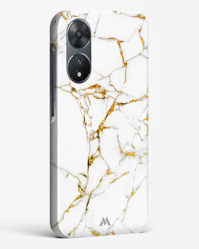 Calacatta White Marble Hard Case Phone Cover-(Vivo)