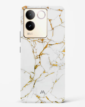 Calacatta White Marble Hard Case Phone Cover (Vivo)