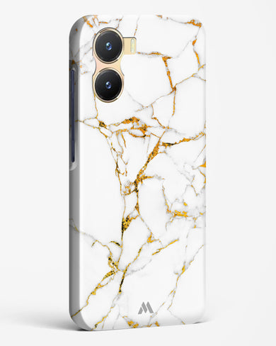 Calacatta White Marble Hard Case Phone Cover-(Vivo)