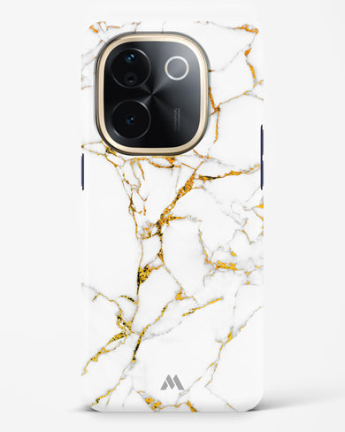 Calacatta White Marble Hard Case Phone Cover (Vivo)