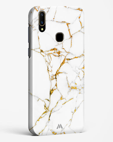 Calacatta White Marble Hard Case Phone Cover-(Vivo)