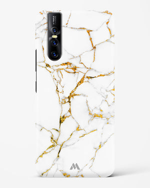 Calacatta White Marble Hard Case Phone Cover (Vivo)