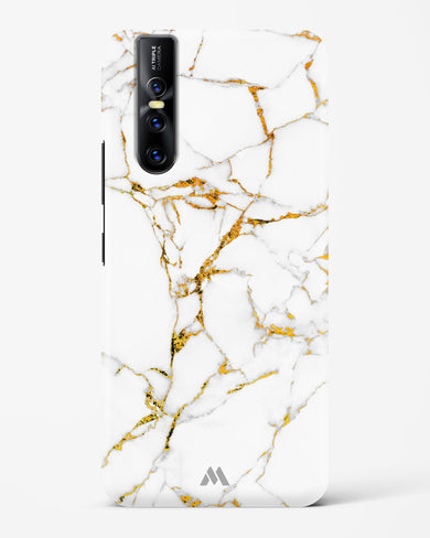 Calacatta White Marble Hard Case Phone Cover (Vivo)