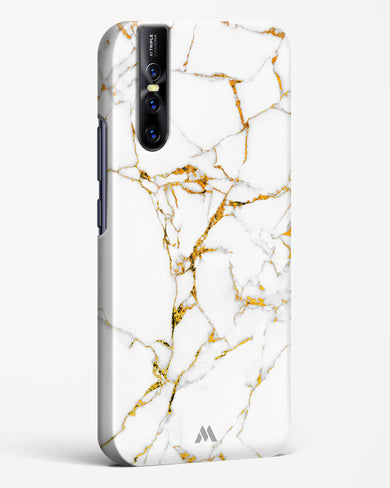Calacatta White Marble Hard Case Phone Cover (Vivo)