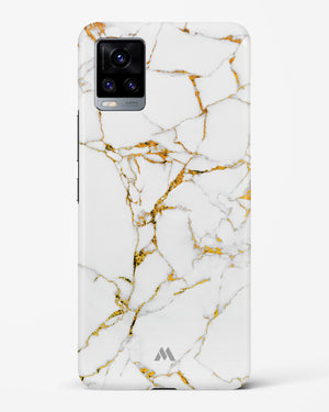 Calacatta White Marble Hard Case Phone Cover (Vivo)
