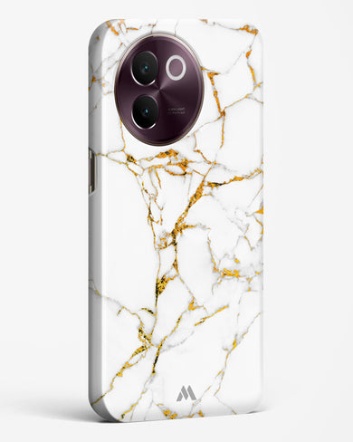 Calacatta White Marble Hard Case Phone Cover (Vivo)