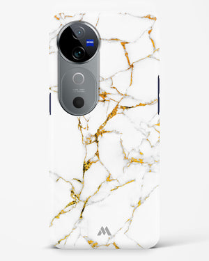 Calacatta White Marble Hard Case Phone Cover (Vivo)