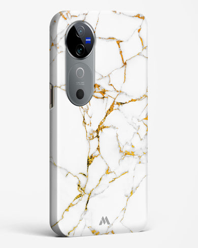 Calacatta White Marble Hard Case Phone Cover (Vivo)