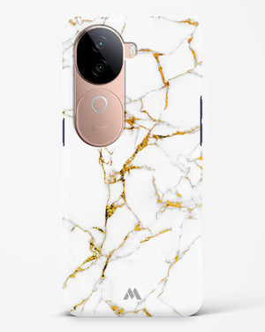 Calacatta White Marble Hard Case Phone Cover (Vivo)
