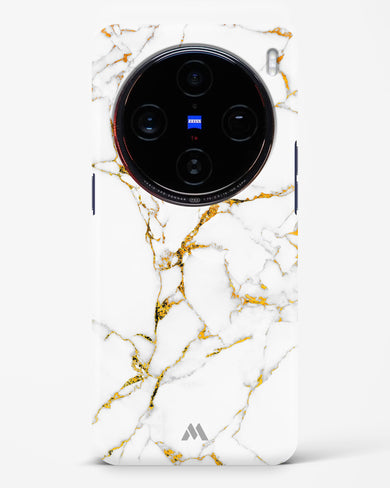 Calacatta White Marble Hard Case Phone Cover (Vivo)