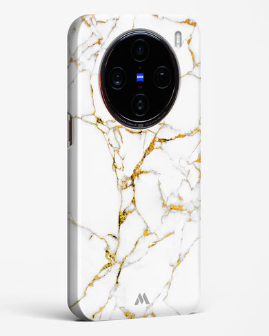 Calacatta White Marble Hard Case Phone Cover (Vivo)