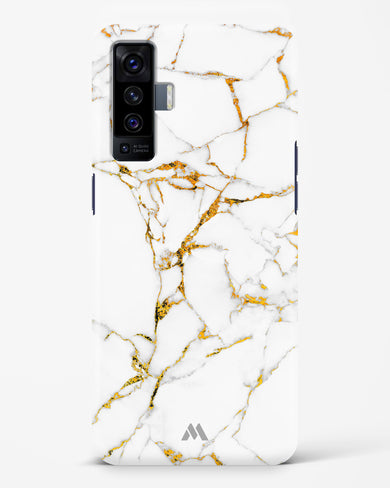 Calacatta White Marble Hard Case Phone Cover (Vivo)