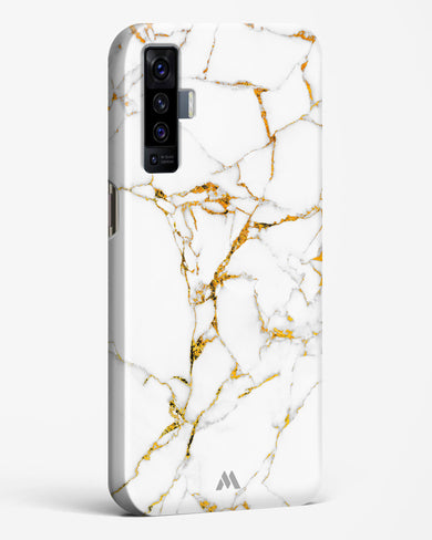 Calacatta White Marble Hard Case Phone Cover (Vivo)