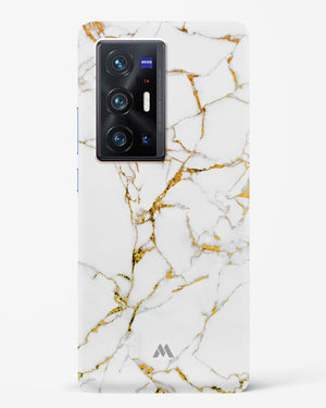 Calacatta White Marble Hard Case Phone Cover (Vivo)