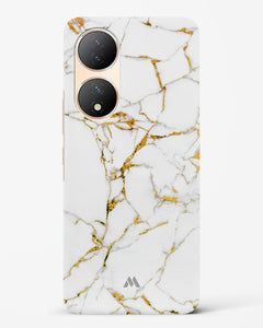 Calacatta White Marble Hard Case Phone Cover (Vivo)