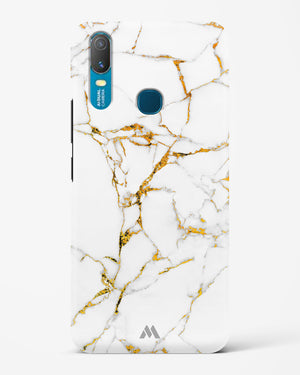 Calacatta White Marble Hard Case Phone Cover-(Vivo)