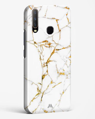 Calacatta White Marble Hard Case Phone Cover (Vivo)