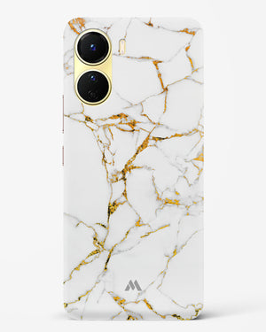 Calacatta White Marble Hard Case Phone Cover-(Vivo)