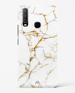 Calacatta White Marble Hard Case Phone Cover-(Vivo)