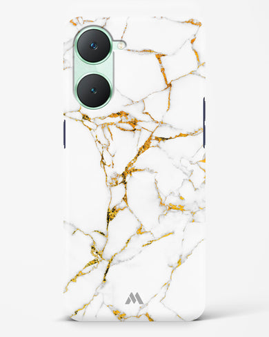 Calacatta White Marble Hard Case Phone Cover (Vivo)