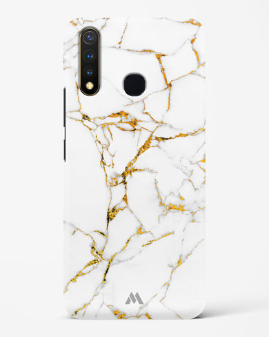 Calacatta White Marble Hard Case Phone Cover-(Vivo)