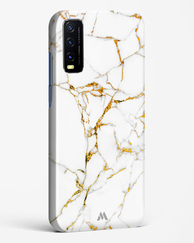 Calacatta White Marble Hard Case Phone Cover (Vivo)