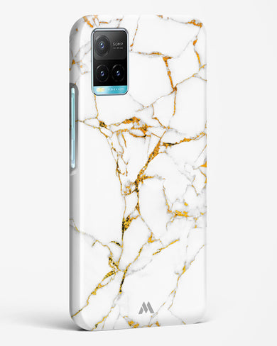 Calacatta White Marble Hard Case Phone Cover (Vivo)