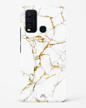 Calacatta White Marble Hard Case Phone Cover (Vivo)