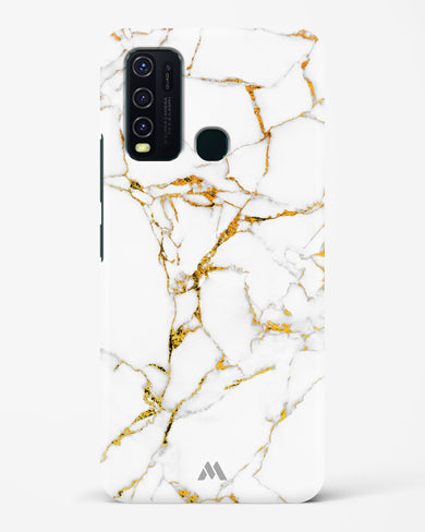 Calacatta White Marble Hard Case Phone Cover (Vivo)