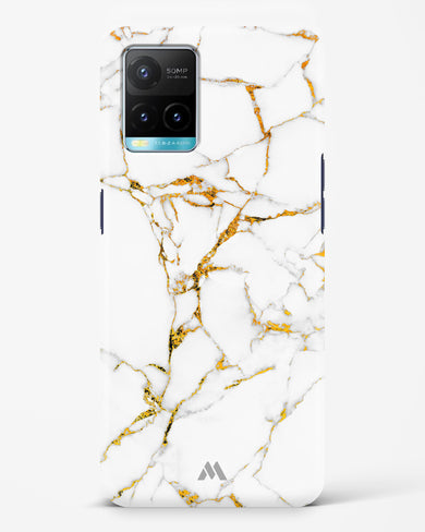 Calacatta White Marble Hard Case Phone Cover (Vivo)