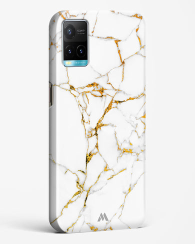 Calacatta White Marble Hard Case Phone Cover (Vivo)