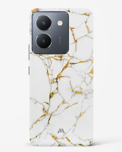 Calacatta White Marble Hard Case Phone Cover (Vivo)