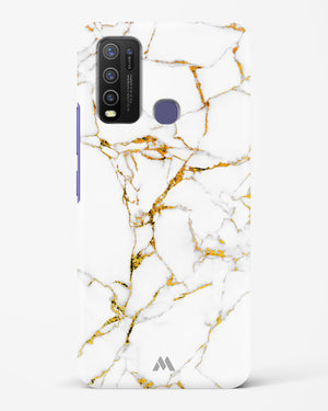 Calacatta White Marble Hard Case Phone Cover (Vivo)