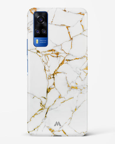 Calacatta White Marble Hard Case Phone Cover (Vivo)