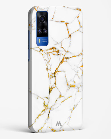 Calacatta White Marble Hard Case Phone Cover (Vivo)