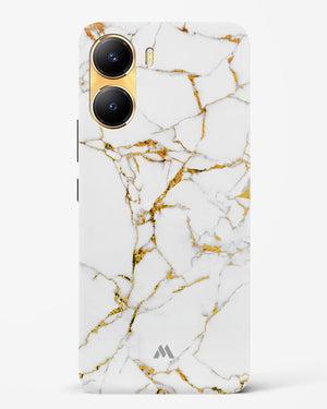 Calacatta White Marble Hard Case Phone Cover-(Vivo)