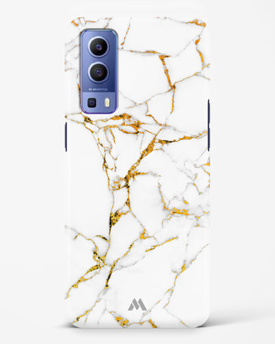 Calacatta White Marble Hard Case Phone Cover (Vivo)