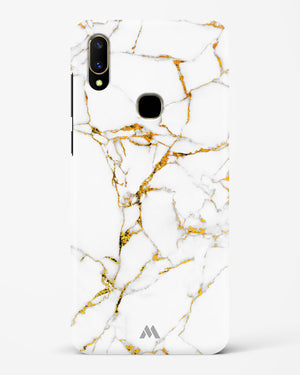 Calacatta White Marble Hard Case Phone Cover-(Vivo)