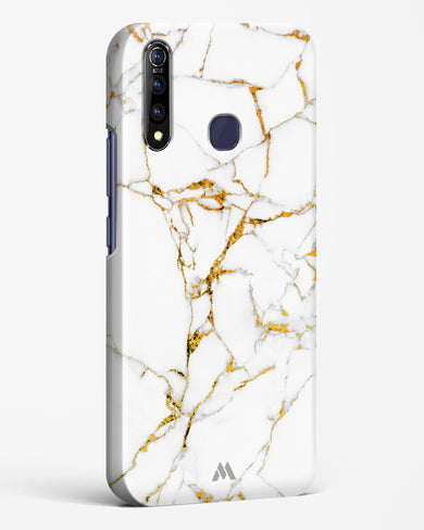 Calacatta White Marble Hard Case Phone Cover (Vivo)
