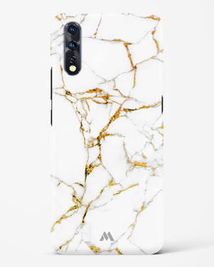 Calacatta White Marble Hard Case Phone Cover-(Vivo)