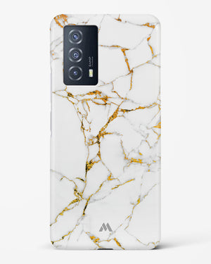 Calacatta White Marble Hard Case Phone Cover (Vivo)