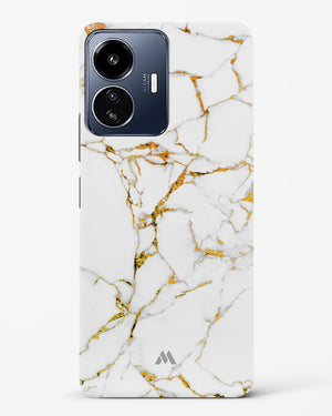 Calacatta White Marble Hard Case Phone Cover-(Vivo)