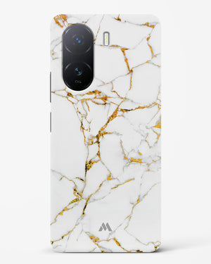 Calacatta White Marble Hard Case Phone Cover-(Vivo)