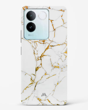 Calacatta White Marble Hard Case Phone Cover (Vivo)