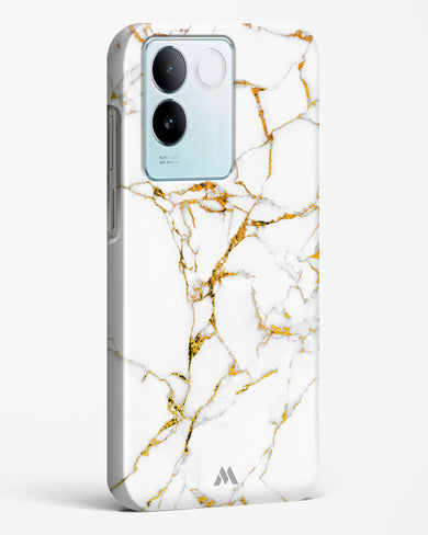 Calacatta White Marble Hard Case Phone Cover (Vivo)