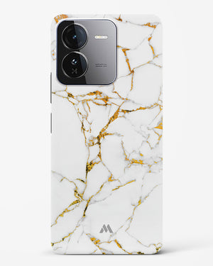 Calacatta White Marble Hard Case Phone Cover (Vivo)