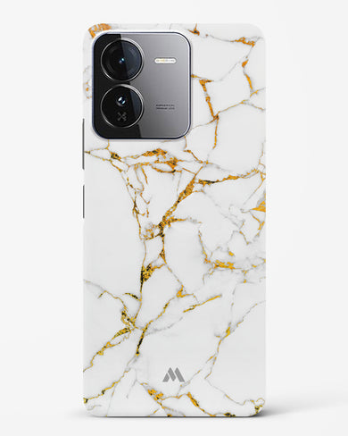 Calacatta White Marble Hard Case Phone Cover (Vivo)