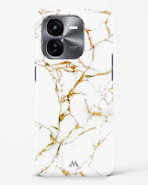 Calacatta White Marble Hard Case Phone Cover (Vivo)