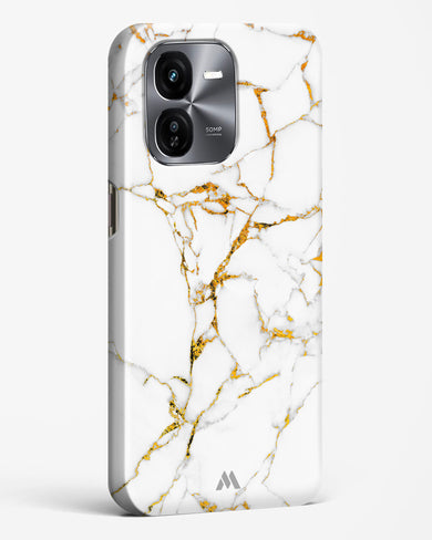 Calacatta White Marble Hard Case Phone Cover (Vivo)